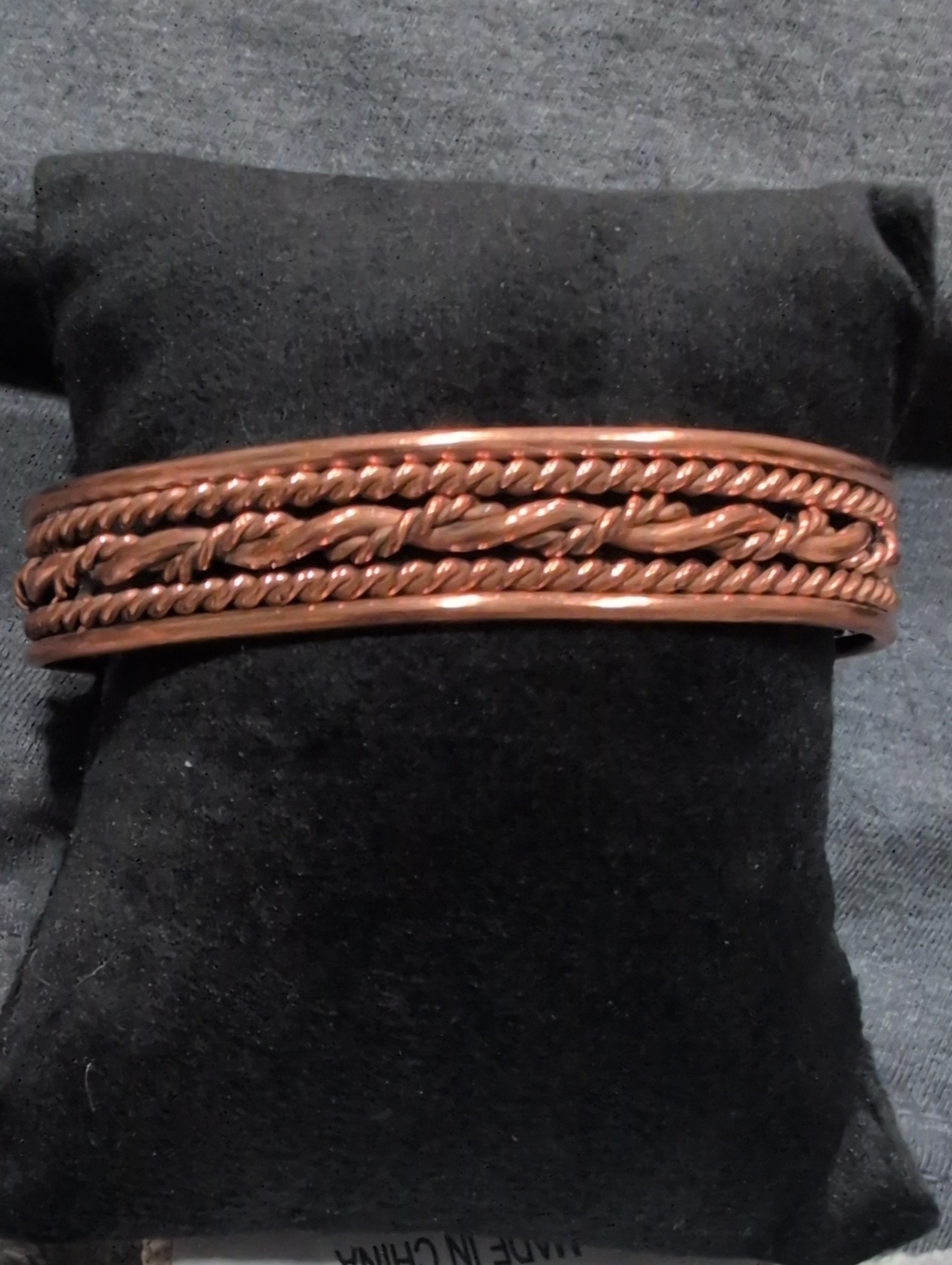 Women's Braided Copper Cuff Navajo Handmade